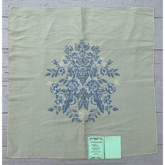 Mid-Century Modern White Lodge Italy Silk Jade Blue Scalamandre Silks Sample - Picture 14 of 16